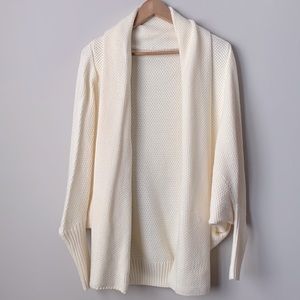 NWOT | beautiful cream waffle cardigan